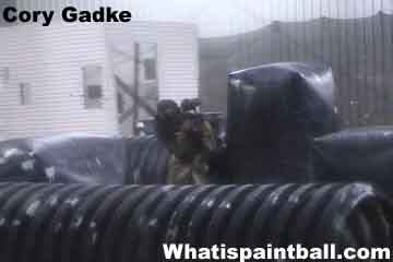Cory Gadke at the snake